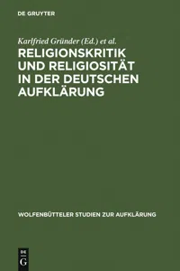 Religionskritik und Religiosität in der deutschen Aufklärung_cover