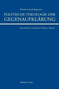 Politische Theologie der Gegenaufklärung_cover