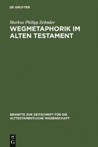 Wegmetaphorik im Alten Testament_cover