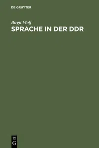 Sprache in der DDR_cover