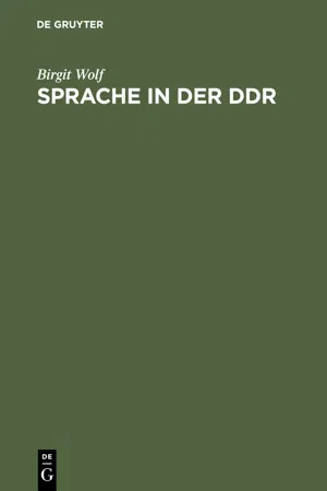 Sprache in der DDR