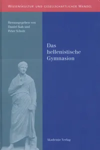 Das hellenistische Gymnasion_cover