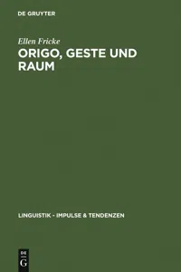 Origo, Geste und Raum_cover