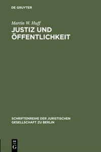 Justiz und Öffentlichkeit_cover