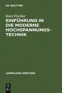 Einführung in die moderne Hochspannungstechnik_cover