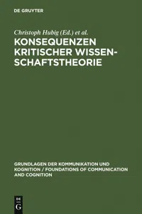 Konsequenzen kritischer Wissenschaftstheorie_cover