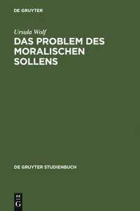 Das Problem des moralischen Sollens_cover