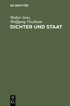 Dichter und Staat