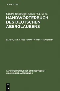 Hieb- und stichfest - knistern_cover