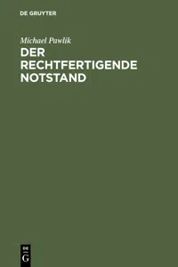 Der rechtfertigende Notstand_cover