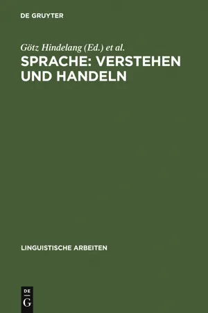 Sprache: Verstehen und Handeln