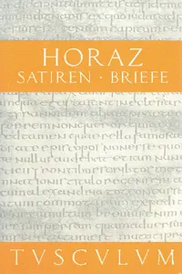 Satiren / Sermones. Briefe / Epistulae_cover