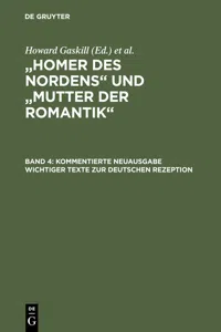 Kommentierte Neuausgabe wichtiger Texte zur deutschen Rezeption_cover