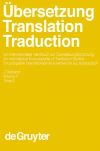 Übersetzung - Translation - Traduction. 2. Teilband_cover