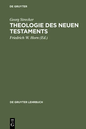 Theologie des Neuen Testaments