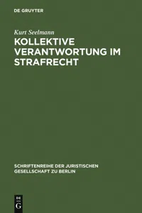 Kollektive Verantwortung im Strafrecht_cover