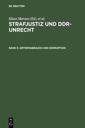 Amtsmissbrauch und Korruption