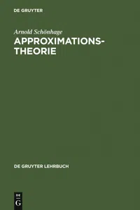 Approximationstheorie_cover