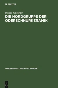 Die Nordgruppe der Oderschnurkeramik_cover