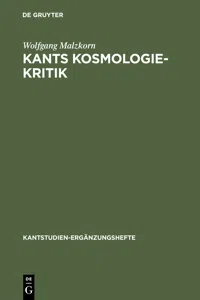 Kants Kosmologie-Kritik_cover