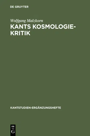 Kants Kosmologie-Kritik