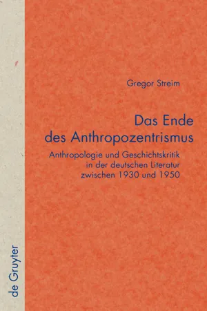 Das Ende des Anthropozentrismus