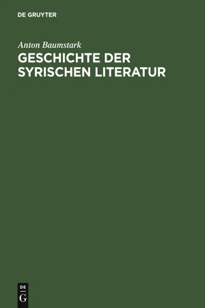 Geschichte der syrischen Literatur