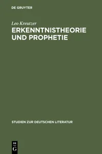 Erkenntnistheorie und Prophetie_cover