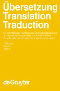 Übersetzung - Translation - Traduction. 1. Teilband_cover