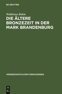 Die ältere Bronzezeit in der Mark Brandenburg_cover