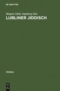 Lubliner Jiddisch_cover