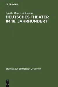 Deutsches Theater im 18. Jahrhundert_cover