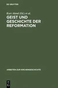 Geist und Geschichte der Reformation_cover