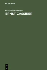 Ernst Cassirer_cover