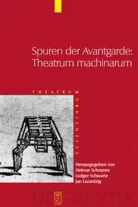 Spuren der Avantgarde: Theatrum machinarum_cover