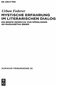 Mystische Erfahrung im literarischen Dialog_cover