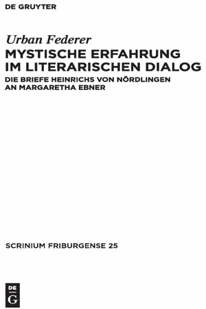 Mystische Erfahrung im literarischen Dialog