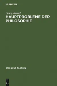 Hauptprobleme der Philosophie_cover