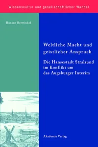 Weltliche Macht und geistlicher Anspruch_cover