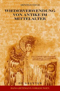 Wiederverwendung von Antike im Mittelalter_cover