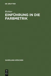 Einführung in die Farbmetrik_cover