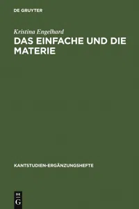 Das Einfache und die Materie_cover