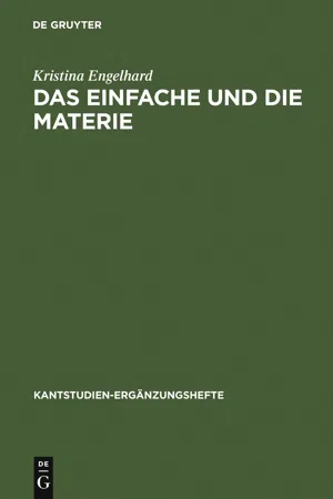 Das Einfache und die Materie