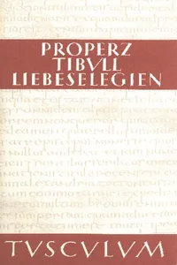 Liebeselegien / Carmina_cover