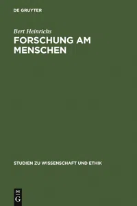 Forschung am Menschen_cover