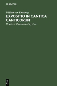 Expositio in Cantica Canticorum_cover