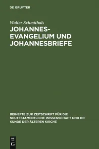 Johannesevangelium und Johannesbriefe_cover