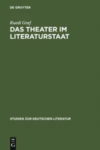 Das Theater im Literaturstaat_cover