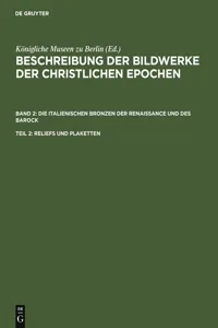 Reliefs und Plaketten_cover