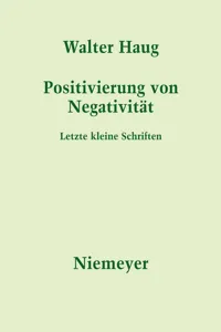 Positivierung von Negativität_cover